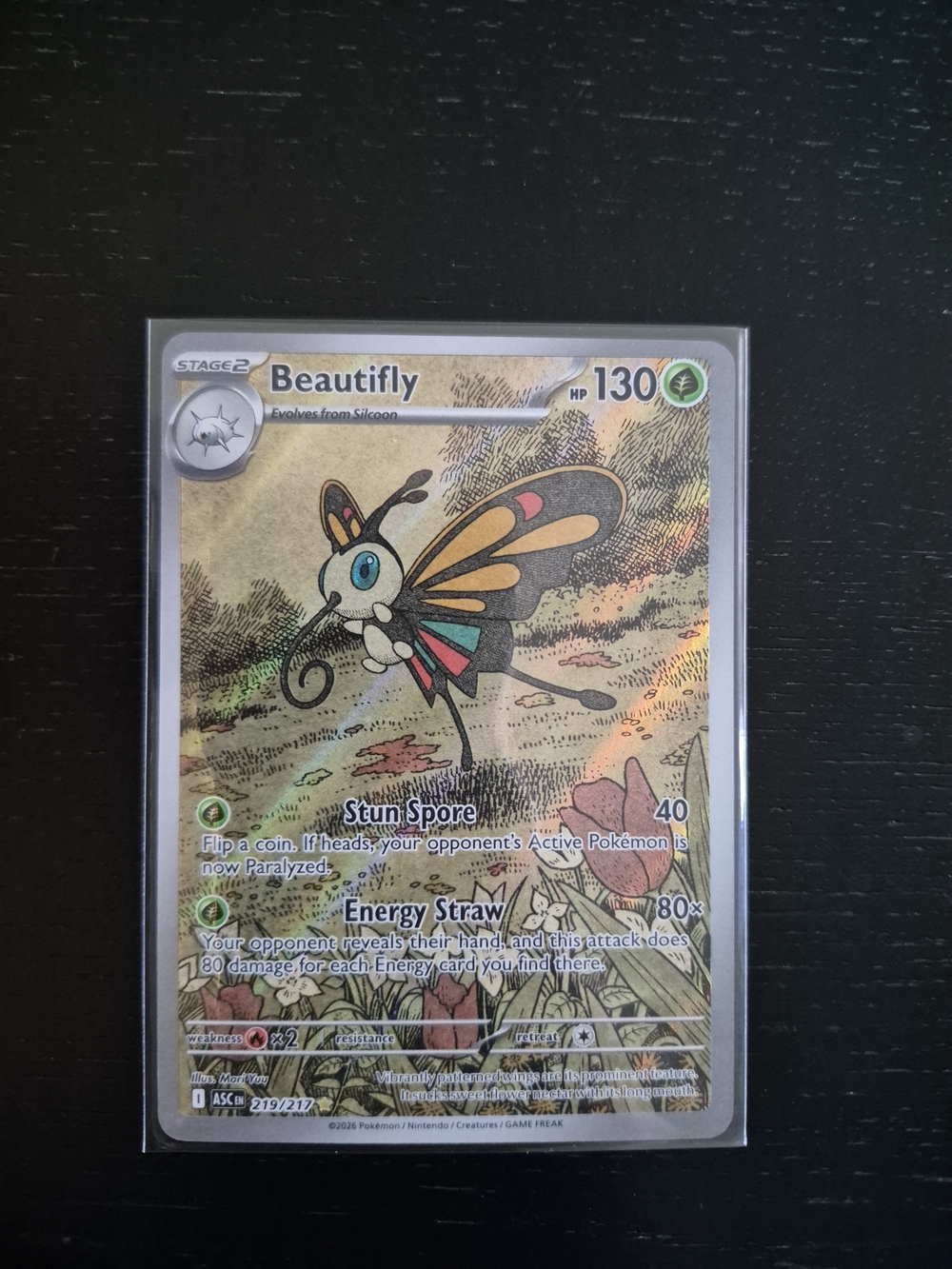 Pokemon Ascended Heroes - Beautifly Illustration Rare